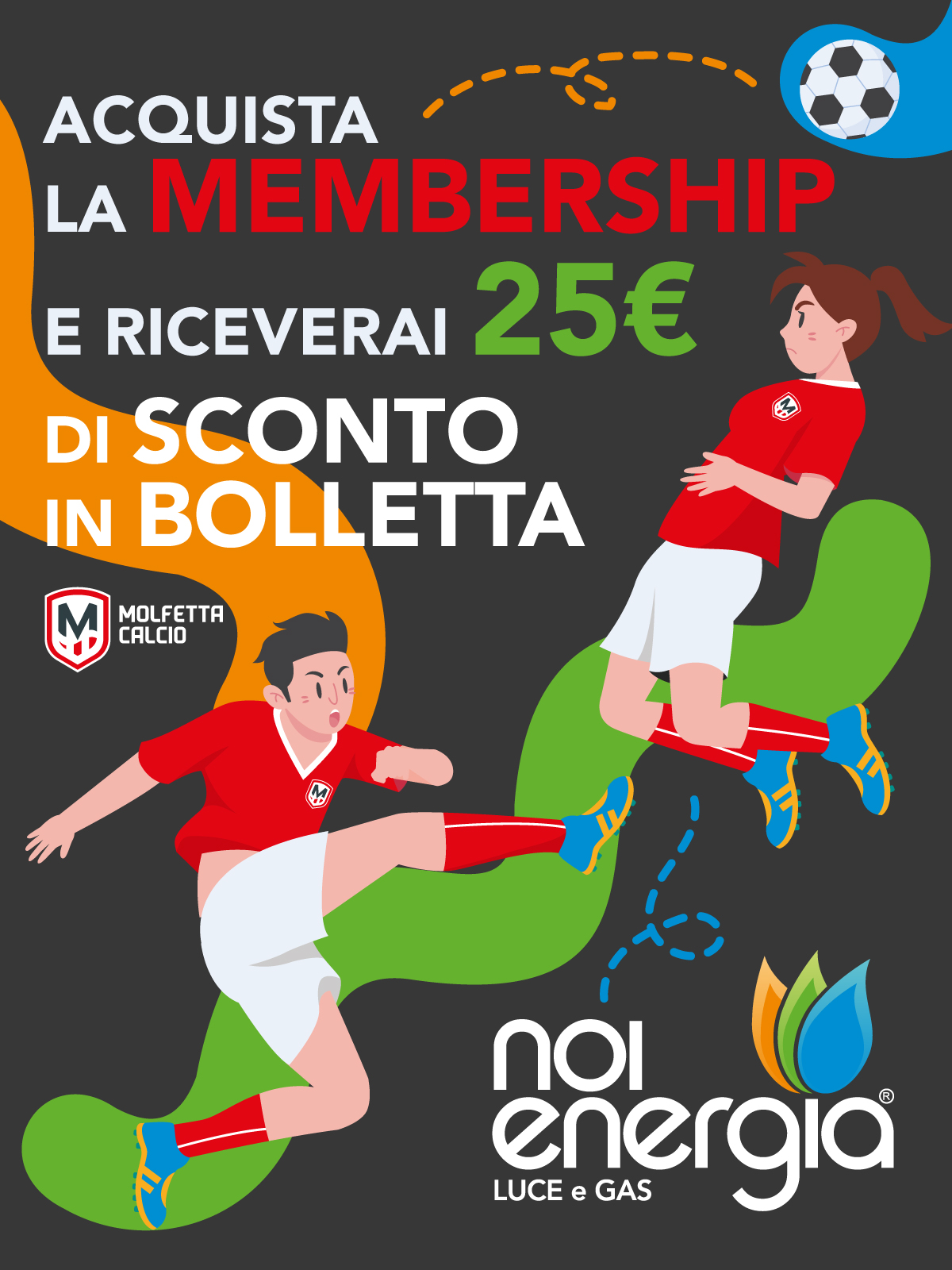 BANNER app Molfetta Calcio acquisto membership landing page
